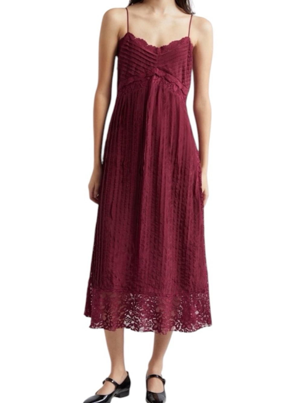 FARM Rio Lace Trim Empire Waist Dress NWT Size XL
